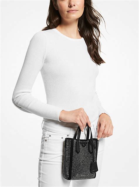 michael michael kors sinclair extra-small embellished suede crossbody bag|MICHAEL Michael Kors Sinclair Extra.